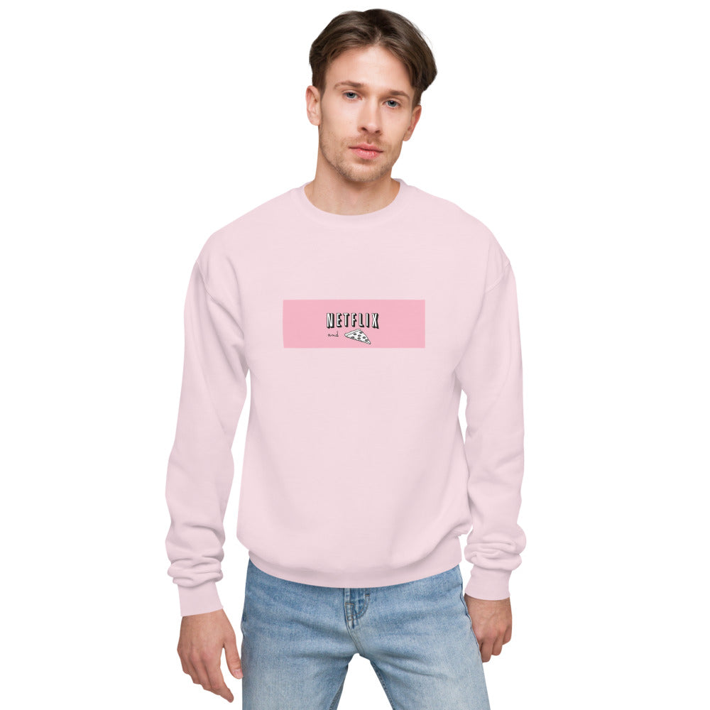 Netflix Chilling Pink Sweatshirt