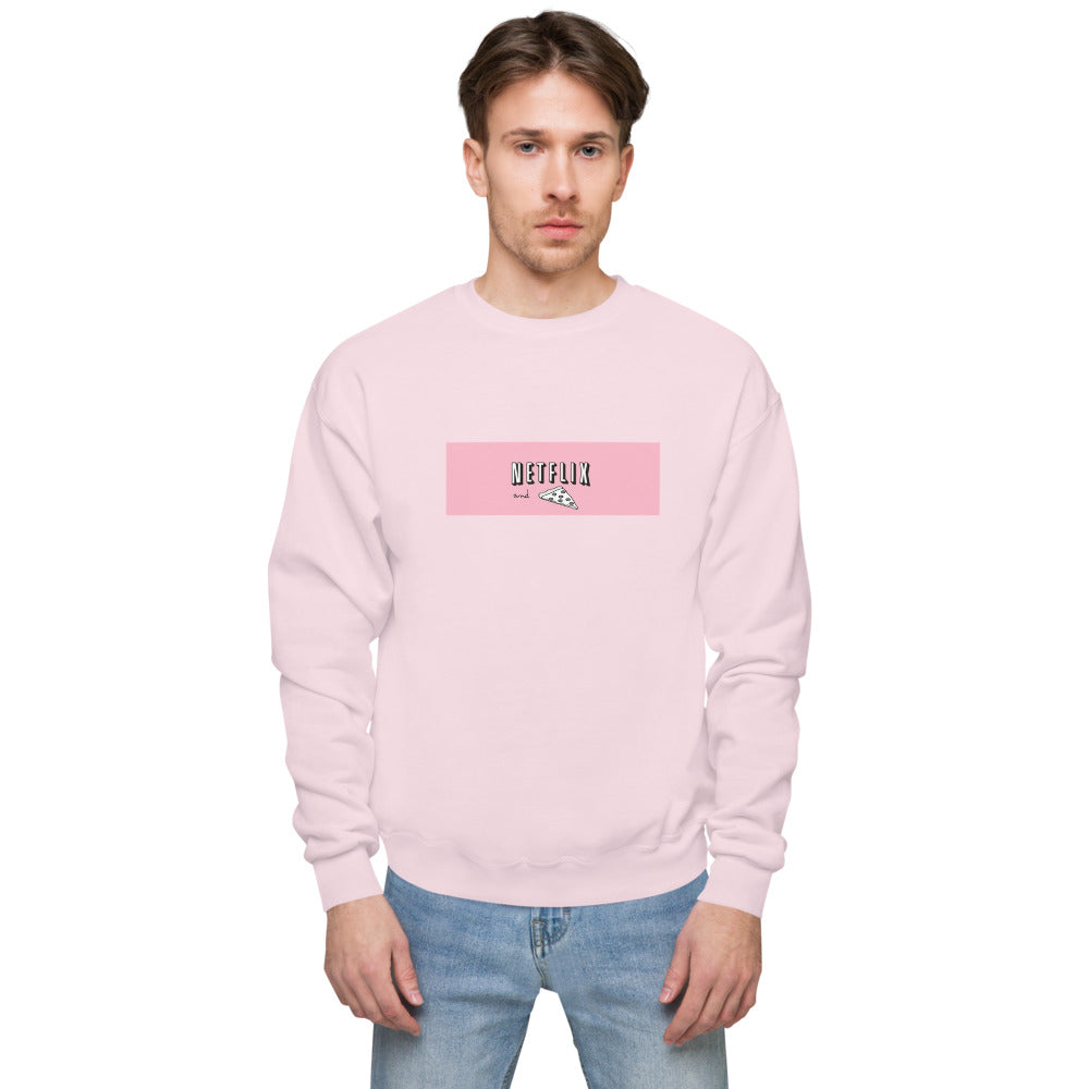 Netflix Chilling Pink Sweatshirt