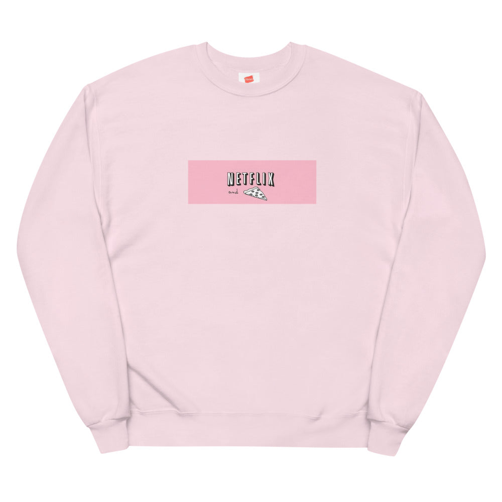 Netflix Chilling Pink Sweatshirt