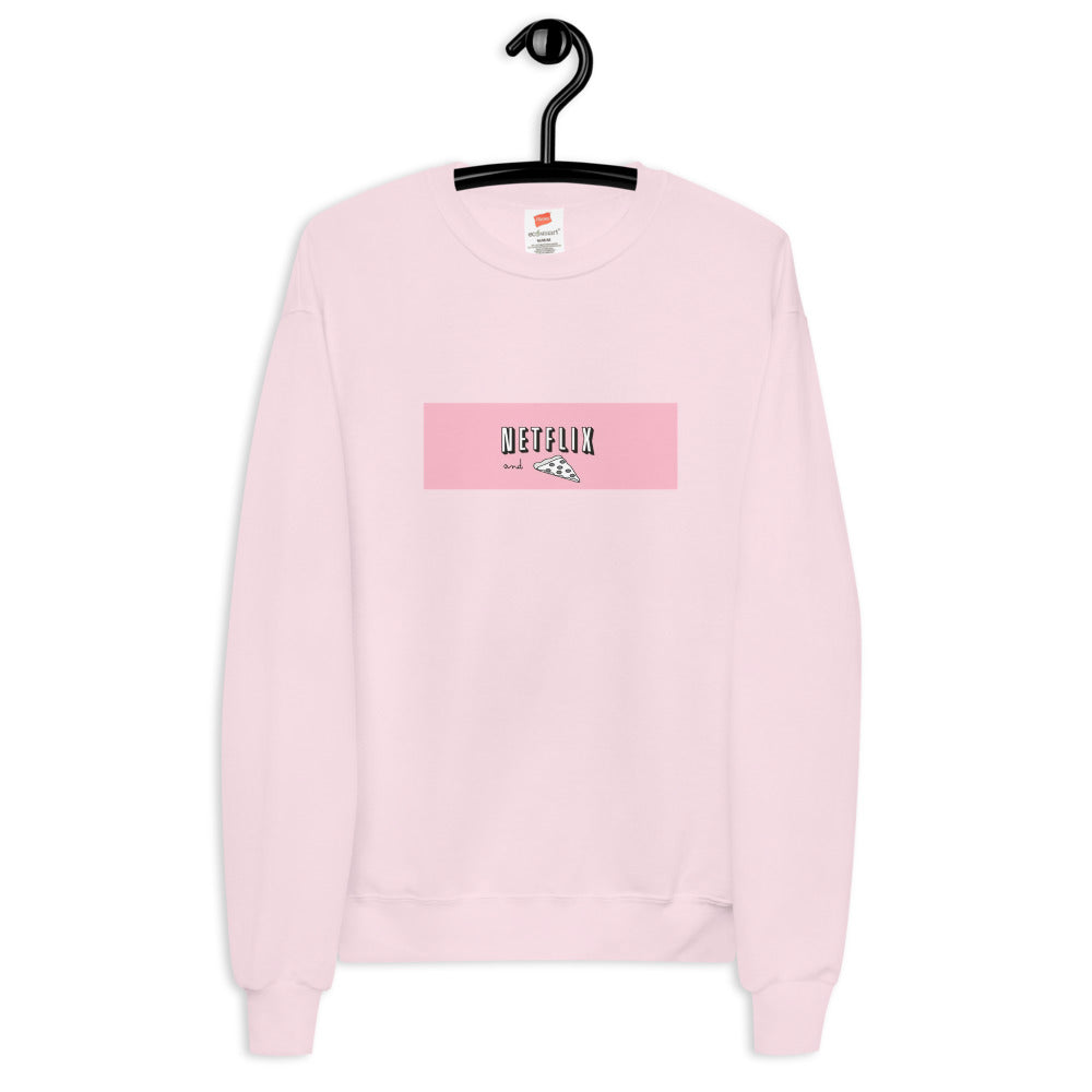 Netflix Chilling Pink Sweatshirt